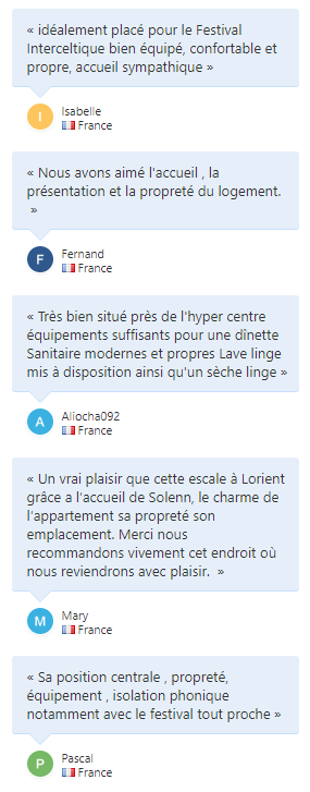 commentaire de réservation