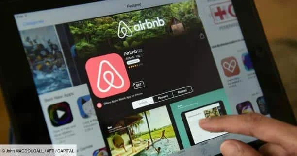 main qui montre le site de airbnb