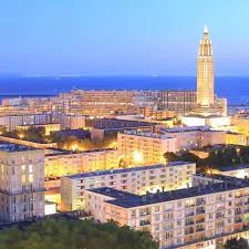 vue aérienne sur la ville du Havre